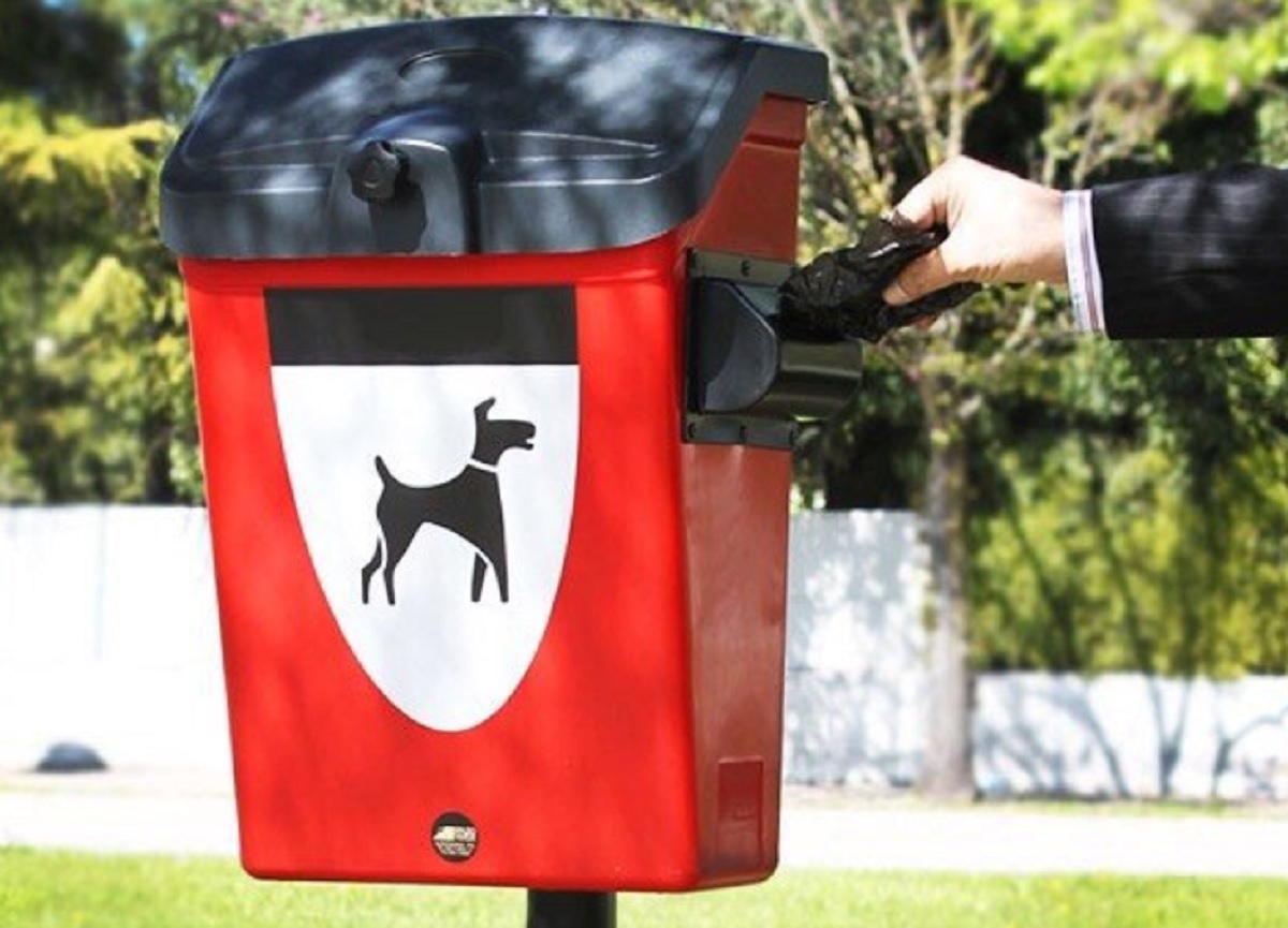 Avviso rimozione escrementi di cane